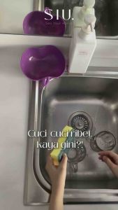 Oliver Tempat Dispenser Sabun Cuci Piring Tangan Serbaguna FREE Sponge