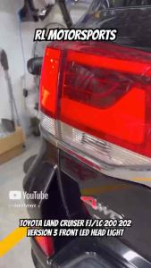 Toyota Land Cruiser 2016 2017 2018 2019 2020 FJ200 LC200 FJ202 LC202 V3 front headlamp headlight head lamp light led drl bodykit body kit