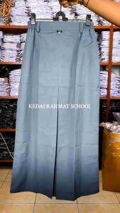 Rok Span Sekolah SMA SMK Abu Belah Depan Bahan Famatex