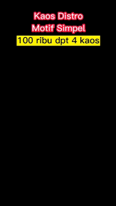 Kaos motif branded pria dan wanita  semi katun 24s