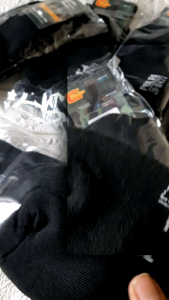 kaos kaki TERMAL TNI/POLRI hitam polos tebal