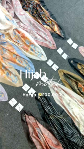 Promo Scrunchi Tille Premium Jepit Rambut dan Scarves Jilbab Nyaman & Reguler Berplat