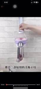 Makeup Brush Cleaning Storage Holder Detachable Multifunctional Cosmetic Storage 3 in 1 Makeup Brush Cleaner Beauty Wash Hang Dry Storage Convenient Textures Handle