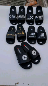 brkh Sandal Slop Pria Karet Motif hspps sandal slop pria kekinian