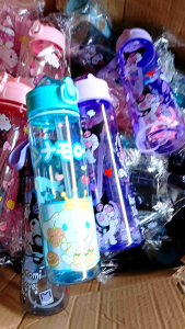 Botol Minum Spesial Terlaris: Botol Minum Karakter Sanrio & Motif Kuromi Ungu 750ml