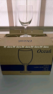 Gelas Kaca Berkaki 350ml Set of 2pcs / 4pcs Ocean Classic High Quality Water Goblet Juice Stem Glass