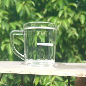 Diskon!!! Gelas Kopi Polos Bening (1pcs) Gelas Kaca Tebal