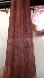 kayu rengas merah ukuran 72x7x1 cm