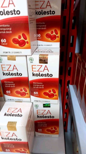 EZA Herba Natural Kolesto 60kp | sangat cepat turunkan kolesterol | kolesto eza original