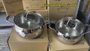 Nồi quả táo Oyatton thiết kế chuẩn châu Âu toàn thân đúc nguyên khối dày 2.7mm độ dày khủng nhất trong các dòng inox OYT 552 OYT557 OYT558