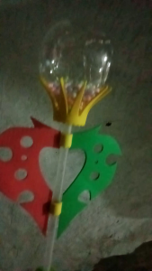 lampion tongkat takbir peri love