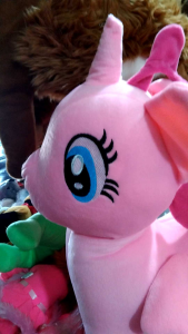 BONEKA KUDA PONI JUMBO PINK