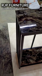 RJP FURNITURE Meja Console Minimalis Estetik Industrial-Amesis Konsol Meja Besi