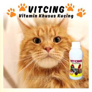 VITCING VITAMIN KUCING AKTIF GEMUK SEHAT BULU LEBAT 250ml / vitamin kucing / vitamin kitten / kucing