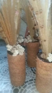 (3Paket) Obral Murah Banget Bunga Kering + Pot