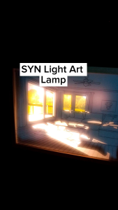 SYN LED Lamp Painting Table Lamp 3 Modes lightness adjustable Wallmount Frame Light art Decor Lamp for Interior design home decor dorm night light