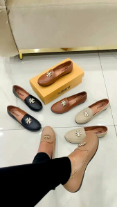 Sepatu wanita kulit papirut garut model sol flat