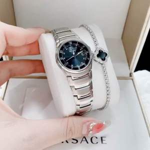 Đồng Hồ Nữ Citizen EW1360-56E Eco Drive Size 28 Black Sapphire