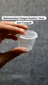 Thinwall KLIR Sauce Cup 25 ml-ANTI PECAH-Isi 50 Pcs