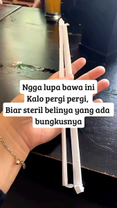 Sedotan Steril Hitam  Bungkus / Tekuk Kertas Putih ISI 500 PC