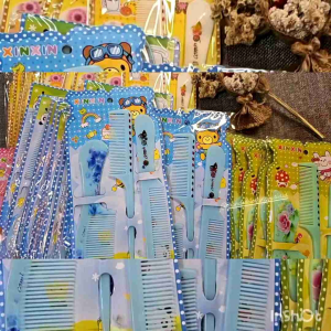 (3PCS) 3IN1 SISIR RAMBUT ELASTIS IMPORT / SISIR RAMBUT GANGGANG & LANCIP / SISIR ANTI KUSUT / FLOWER HAIR COMB / SRS7830