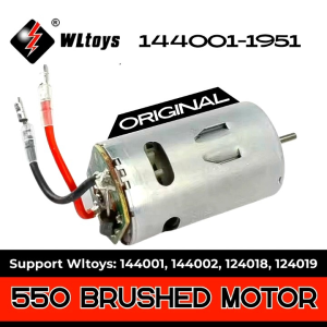 Motor Brushed 550 Wltoys 144001 144010 124018 124019 RC Car Hobby