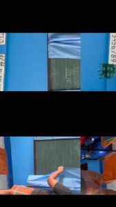 SINGLE PANEL PLAIN COLOR CHALKBOARD SCHOOL BOARD CURTAIN SIZES: ️60x48 inches 4.5 feet