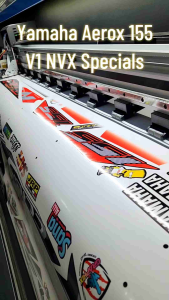 YAMAHA AEROX 155 V1 NVX SPECIALS DECALS (WATERPROOF LAMINATED FADE PROOF)