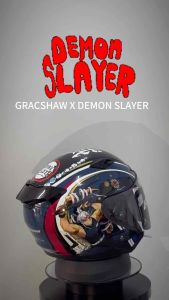 GRACSHAW X DEMON SLAYER Helmet Official Collaboration (PRE ORDER)