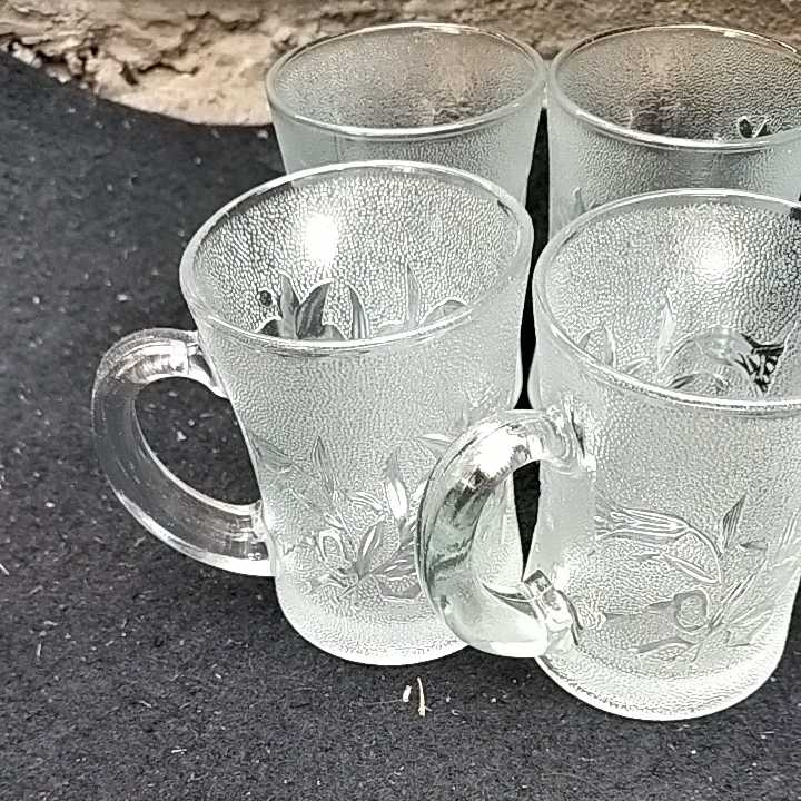 cangkir kopi mewah (6pcs) gelas kaca/gelas kopi bahan kaca