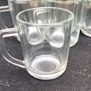 Cangkir Kopi 6 Pcs & Gelas Kaca Polos Murah