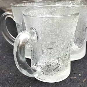 cangkir mewah (6pcs) gelas kopi/cangkir kopi/gelas kaca tebal