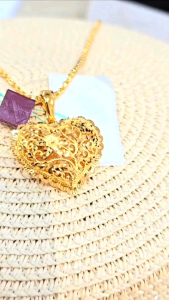 [PT5095] Zhulian Loket Emas Saduran/ Gold Plated Pendant Jewellery