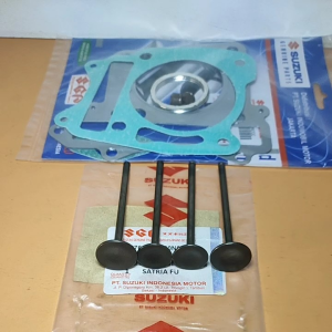 Paketan Paking Top Set & Payung Klep Set Motor Satria Fu 150