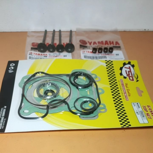 paketan paking top set Vixion+payung klep set+seal klep gasket top set Yamaha Vixion new old