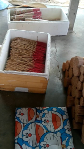 ธูปไล่ยุงออแกนิค มัดละ1โล 700ก้าน(สีดำ) ใช้ยาว เป็นมิตรกับสิ่งแวดล้อม