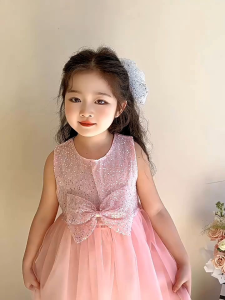 Princess Dress Kids Girl Fancy Wedding Dress Sequins Party Dress