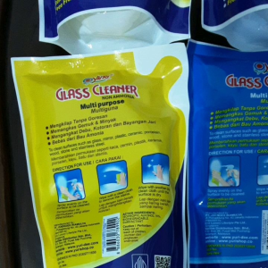 Yuri Glass Cleaner Pembersih Kaca 410 ml - Fresh blue - Lemon Fresh