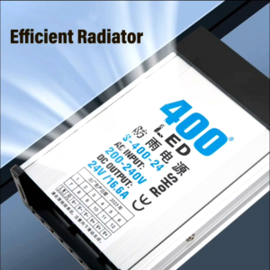400W  Rainproof Switching Power Supply  AC-DC 24V Driver LED Lighting Transformer Outdoor LED Waterproof 200-240VAC Wall Mounted 16.6A Sufficient Power Stable Performance