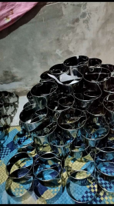 Cetakan Kue Cromboloni Viral L6Cm T4Cm Stainlees Steel
