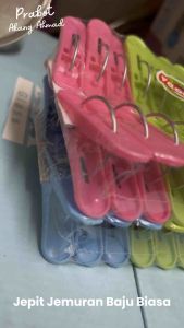 [HARGA MURAH BERKUALITAS] Jepitan Baju Binatu Laundry Jemuran Baju Biasa Vinoda