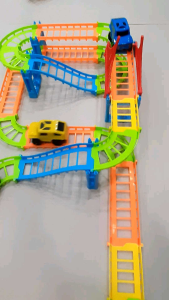 รถ ชุดเล่น รถพร้อมราง เสริมจินตนาการ ต่อ D.I.Y ยอดนิยม รถราง OFF ROAD