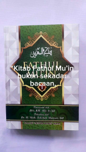 TERJEMAH Kitab FATHUL MUIN Fathul Muin Jilid 1 Luk Arab dan Terjemah Indonesia Oleh Drs. KH. Aliy Asad - Menara Kudus