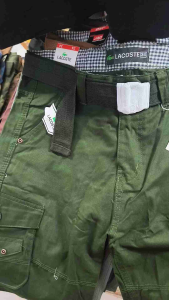 Adult 6 pockets cargo shorts overruns made in Bangladesh panlalaki good quality