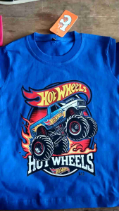 R2KIDS 062 - T-Shirt Baju Kaos HOTWEELLSS Anak Laki-laki Dan Perempuan Katun 30s Est 1-10 Tahun