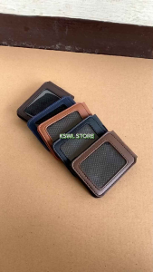 ID Card Holder Magnet Flip 2 Sisi Kulit | MM3