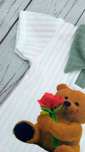 Setelan Anak Perempuan Lucu Bahan Knit Hornet Usia 1-7 Tahun