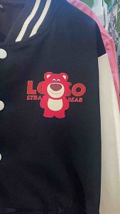 BIGGIEKIDS Lotso Jacket Varsity Baseball Crop Anak Cewek  Permpuan Umur 3-12 Tahun Fleece Korea