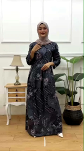 COUPLE BATIK KELUARGA AYAH IBU DAN ANAK LAKI-LAKI MOTIF BARON