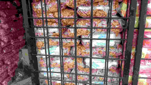 1kg Kerupuk Jaat Jaat mentah warna warni bantat jadul beton viral